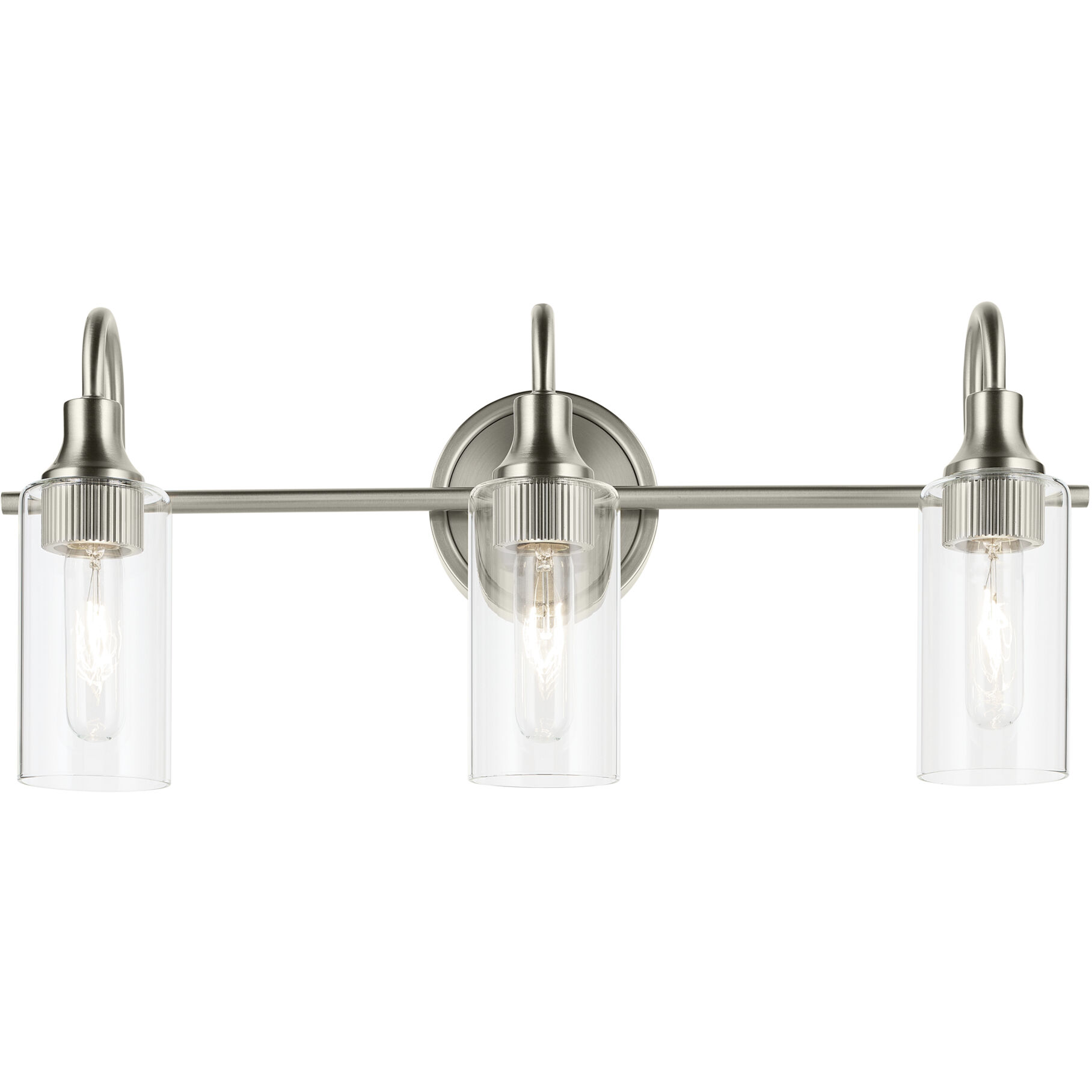 Kavi 3 Light 23 inch Brushed Nickel Vanity Light Wall Light