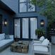 Marea 2 Light 25 inch Textured Black Outdoor Wall Light