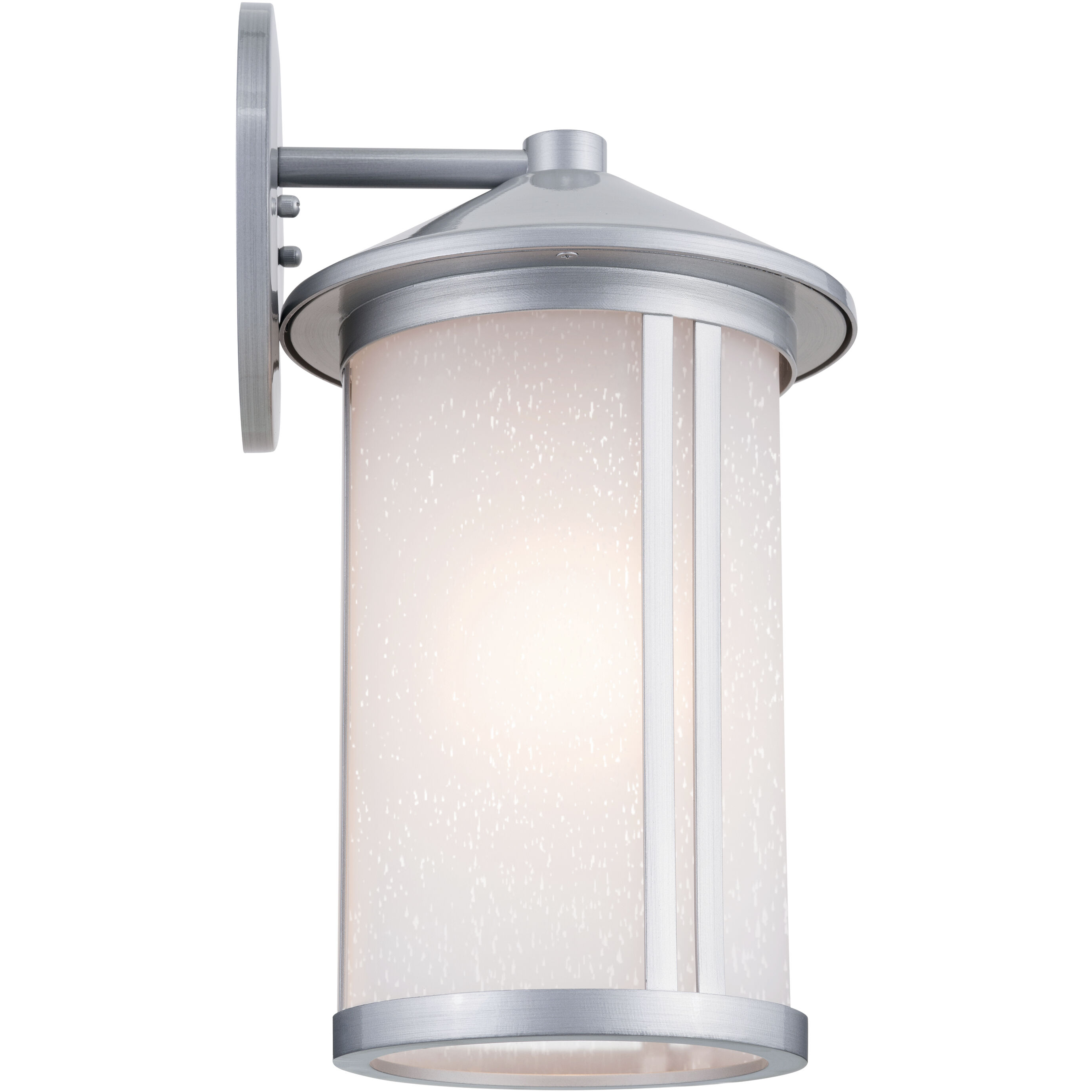 Lombard 1 Light 16.5 inch Brushed Aluminum Outdoor Wall Sconce, Large