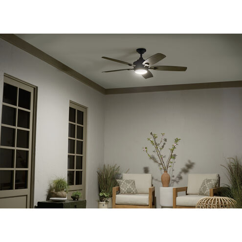 Tranquil 56 inch Olde Bronze with Weathered Medium Oak Blades Ceiling Fan