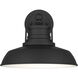 Fielding 1 Light 10 inch Textured Black Outdoor Wall Light