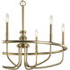 Capitol Hill 6 Light 29 inch Classic Bronze Chandelier 1 Tier Large Ceiling Light, Large