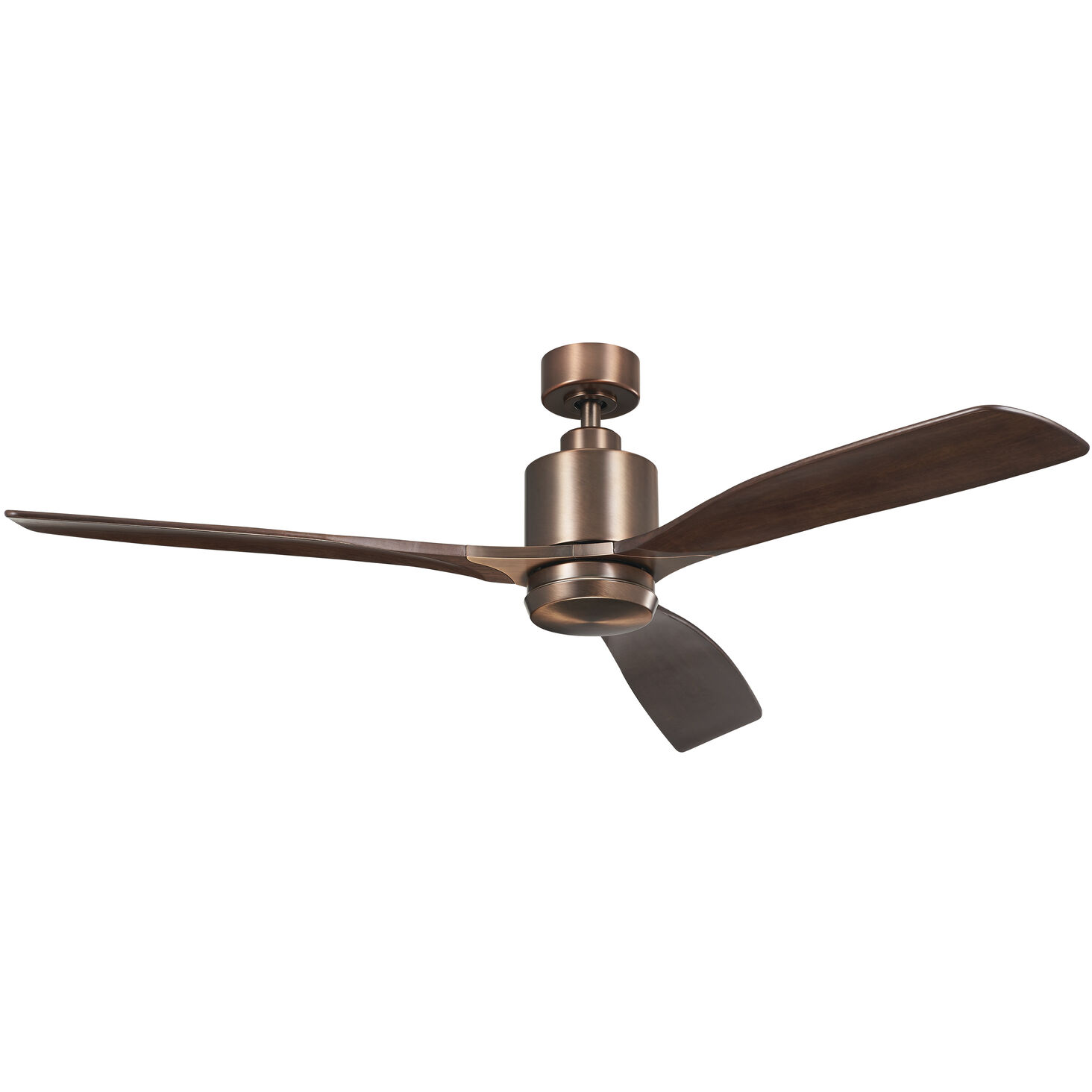Ridley 60 inch Oil Brushed Bronze with Weathered White Walnut/Weathered White Walnut Blades Ceiling Fan 