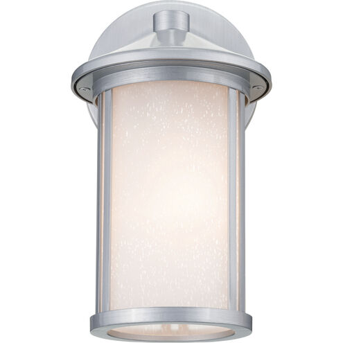 Lombard 1 Light 10.5 inch Brushed Aluminum Outdoor Wall Sconce, Small