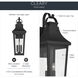 Cleary 3 Light 30 inch Textured Black Outdoor Wall Light