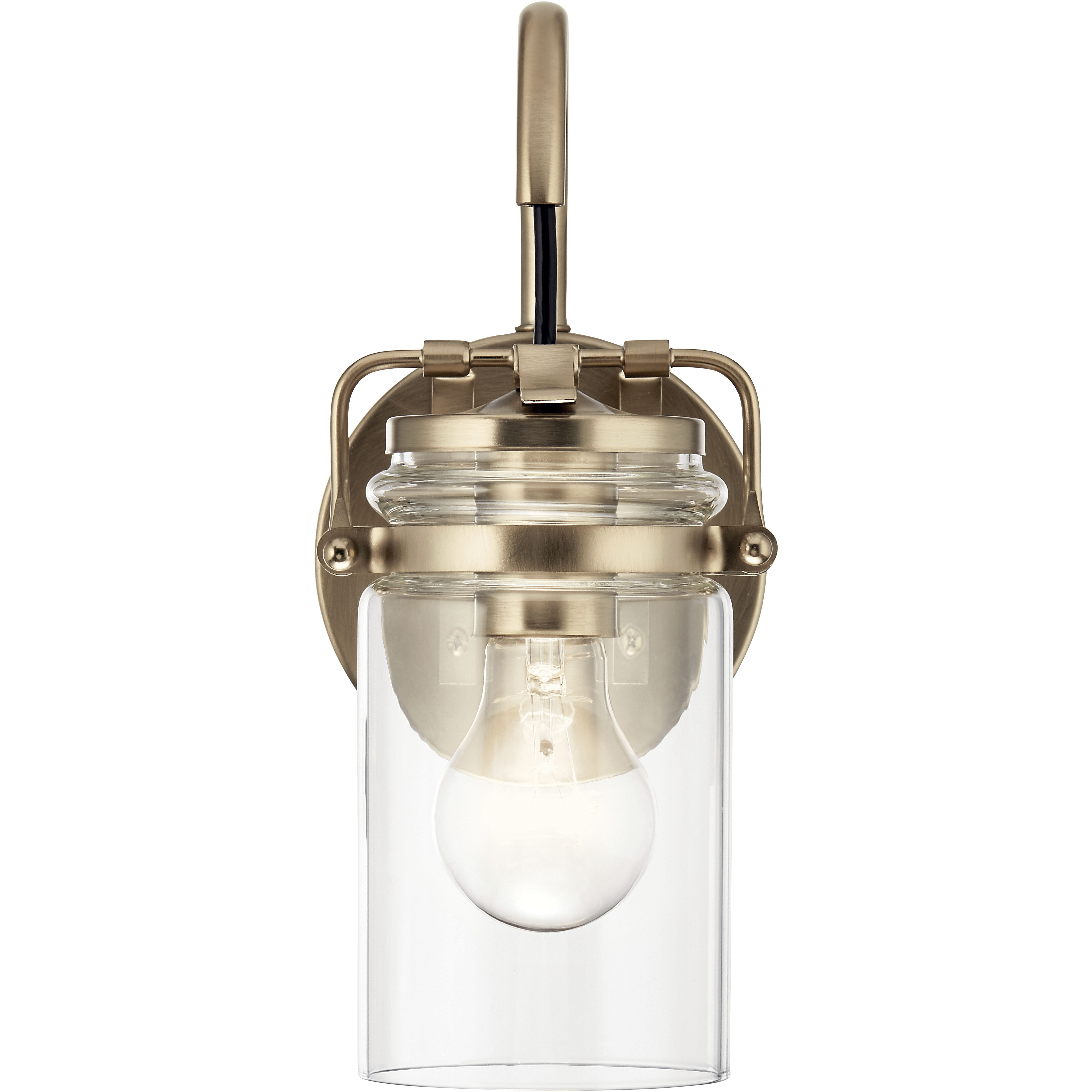 Brinley 1 Light 5 inch Champagne Bronze Wall Sconce Wall Light