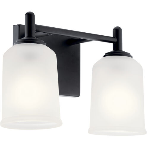 Shailene 2 Light 12.75 inch Black Bath Vanity Light Wall Light