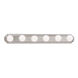 Independence 6 Light 36 inch Brushed Nickel Bath Strip Wall Light