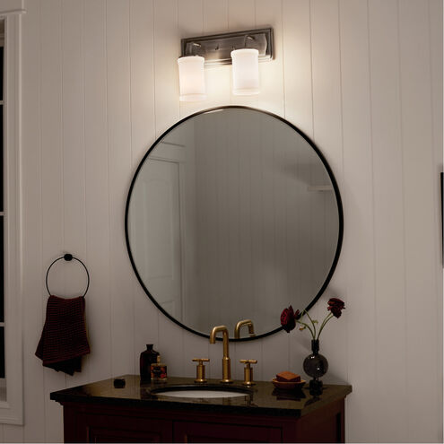 Homestead Vetivene 2 Light 15 inch Classic Pewter Vanity Light Wall Light, Vetivene
