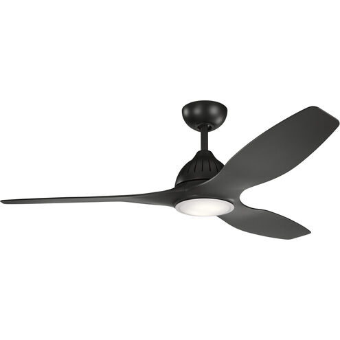 Jace 60 inch Satin Black Ceiling Fan
