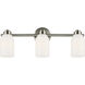 Shae 3 Light 24.25 inch Brushed Nickel Vanity Light Wall Light