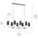 Adeena 8 Light 20.75 inch Classic Pewter Chandelier Ceiling Light