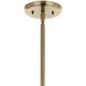Velestino 6 Light Champagne Bronze Chandelier Ceiling Light