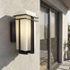 Tremillo 1 Light 12 inch Black Outdoor Wall, Small