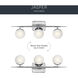 Jasper 3 Light 25 inch Chrome Wall Mt Bath 3 Arm Wall Light