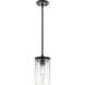 Crosby 1 Light 6 inch Black Mini Pendant Ceiling Light