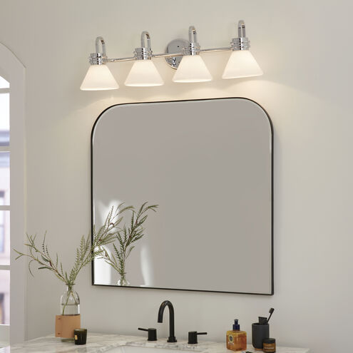 Farum LED 34 inch Chrome Bathroom Vanity Light Wall Light