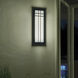 Manhattan LED 22 inch Textured Black Outdoor Wall, Medium