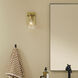Crosby 1 Light 4.5 inch Natural Brass Wall Sconce Wall Light