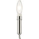 Eadie 8 Light Polished Nickel Chandelier Foyer Ceiling Light