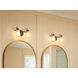 Erma 2 Light 13.5 inch Olde Bronze Bath Vanity Light Wall Light, 2 Arm