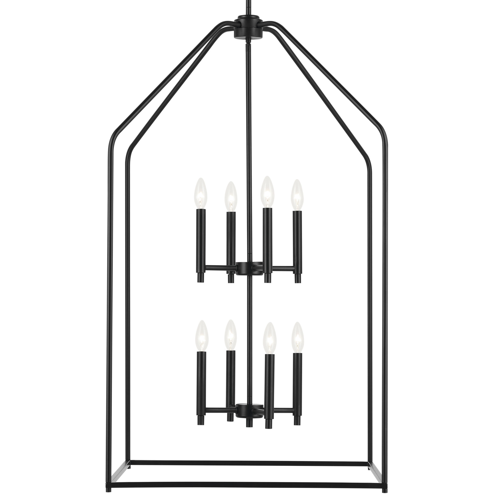 Madden 8 Light 24.25 inch Black Large Foyer Pendant Ceiling Light