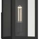 Marea 1 Light 13 inch Textured Black Outdoor Wall Light