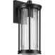 Barras 1 Light 16 inch Black Outdoor Wall Sconce