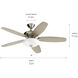 Renew Select 52 inch Brushed Stainless Steel with Silver Blades Ceiling Fan