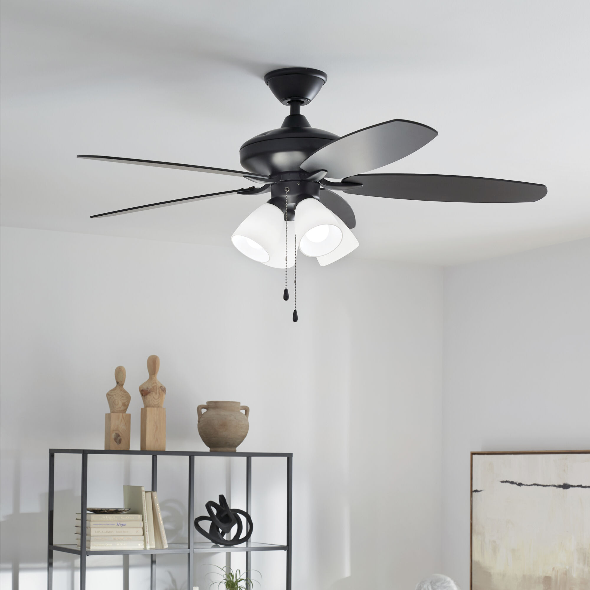 Renew Premier 52 inch Satin Black Ceiling Fan