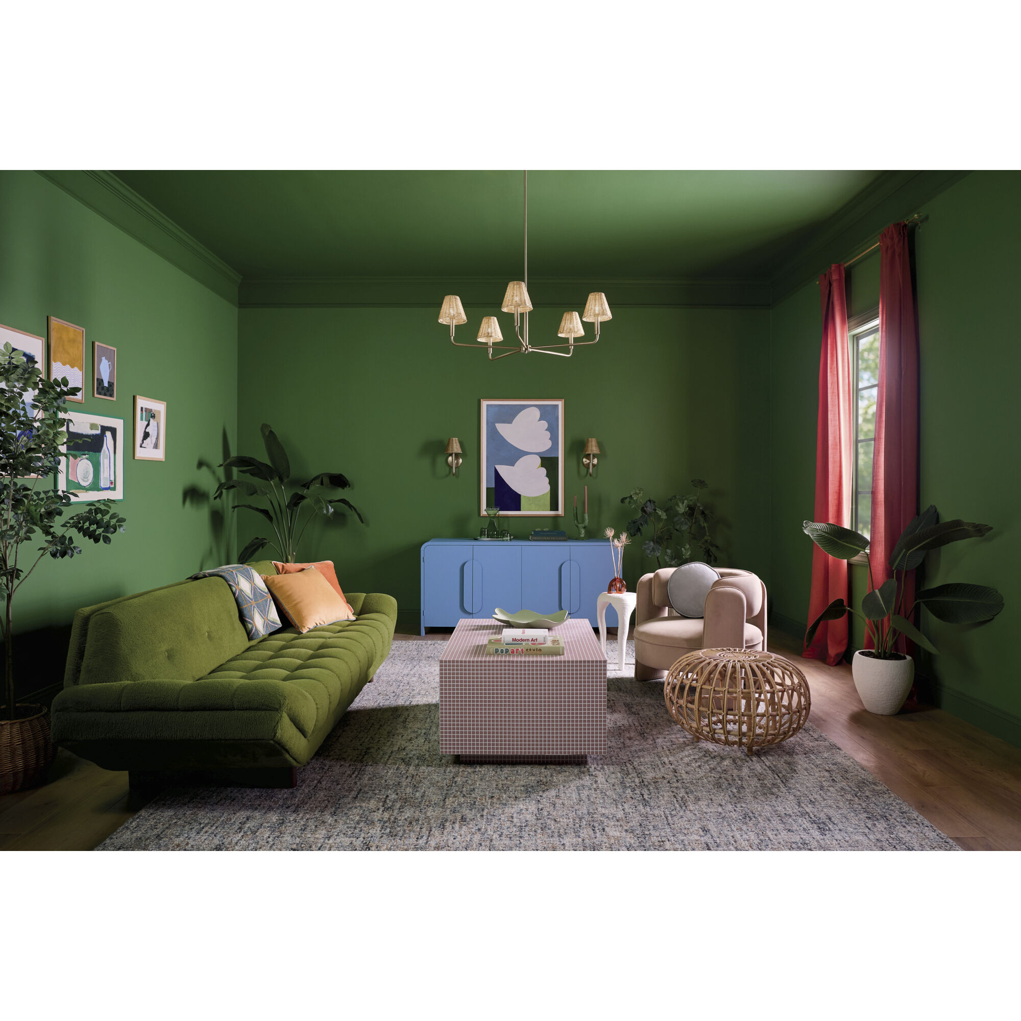 Bekah 5 Light Champagne Bronze Chandelier Ceiling Light