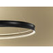 Larousse LED Black Chandelier Ceiling Light