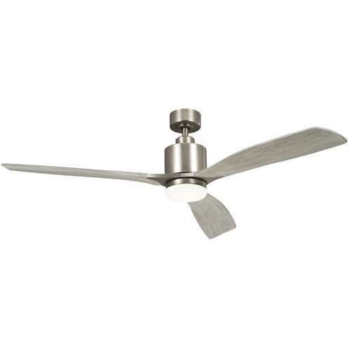 Ridley 60 inch Antique Pewter with Weathered White Walnut/Weathered White Walnut Blades Ceiling Fan