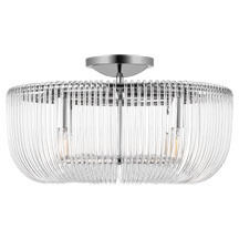 C&M by Chapman & Myers Pierce 4 Light 20.00 inch Flush Mount