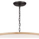 Homestead Heddle 6 Light 31 inch Anvil Iron Chandelier Ceiling Light, Heddle