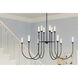 Moraine LED Black Chandelier Ceiling Light