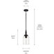 Madden 1 Light Black Mini Pendant Ceiling Light