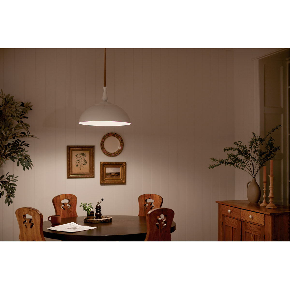 Homestead Fira 1 Light 18 inch White Pendant Ceiling Light