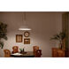 Homestead Fira 1 Light 18 inch White Pendant Ceiling Light, Fira