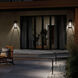 Branner 1 Light 17.75 inch Textured Black Outdoor Wall Light