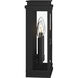 Lundon 3 Light 13 inch Black Outdoor Wall Light