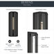 Berens 1 Light 20 inch Textured Black Outdoor Wall Light