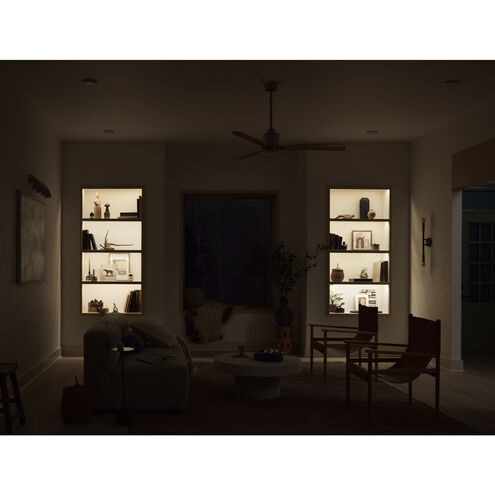 Sylvia 4 Light 120 Brushed Natural Brass Rail Light Ceiling Light