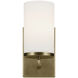 Crosby 1 Light 4.5 inch Natural Brass Wall Sconce Wall Light