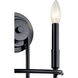 Capitol Hill 2 Light 10 inch Black Wall Bracket Wall Light
