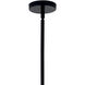 Silvarious 12 Light 26.75 inch Black Chandelier/Semi Flush Ceiling Light