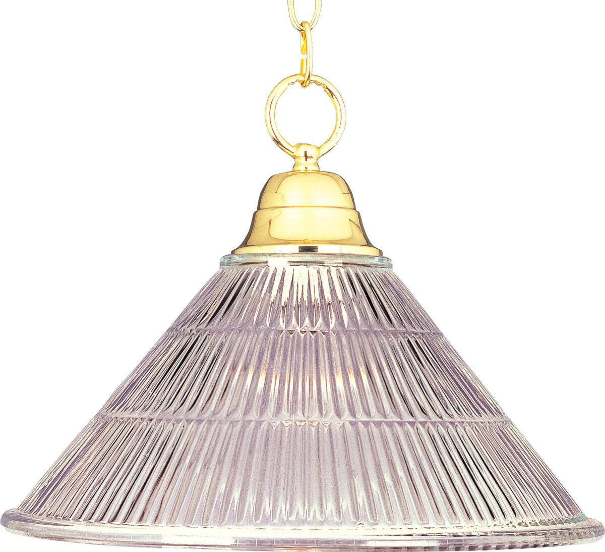 Maxim 1 Light 15 inch Polished Brass Pendant Ceiling Light