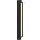 Arik LED 18.5 inch Black Outdoor Wall Light