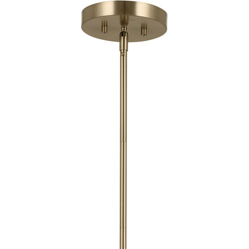 Gala LED 36 inch Champagne Bronze with White Chandelier Ceiling Light