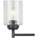 Winslow 4 Light 30 inch Black Wall Mt Bath 4 Arm Wall Light